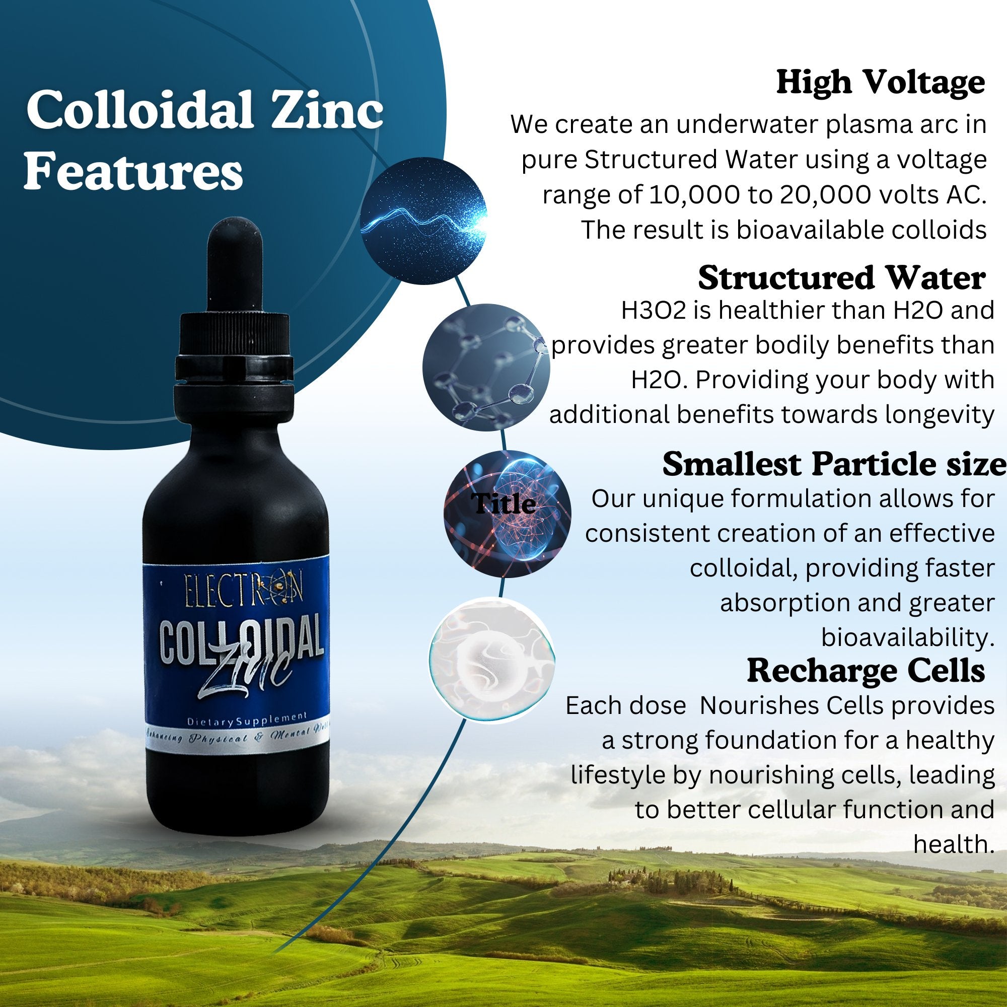 Generators Zinc Colloidal Zinc Supplement – Electron Colloidal